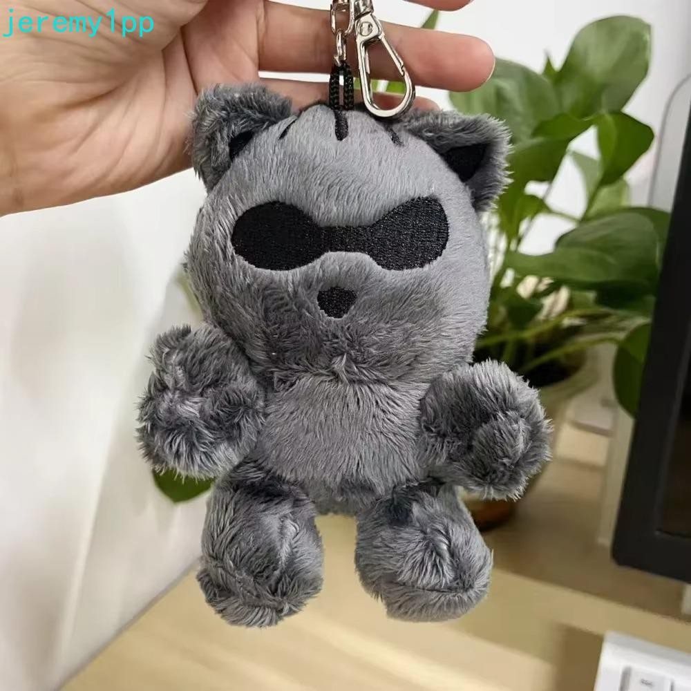 JEREMY1PP พวงกุญแจ J-hope ผ้าฝ้าย PP สีดํา|พวงกุญแจ