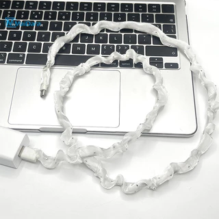 USB Protector สําหรับ 18/20w Charger ฝาครอบป้องกันสายชาร์จ ฝาครอบป้องกันสายชาร์จข้อมูลแบบตาข่ายป้องกันการแตกหัก