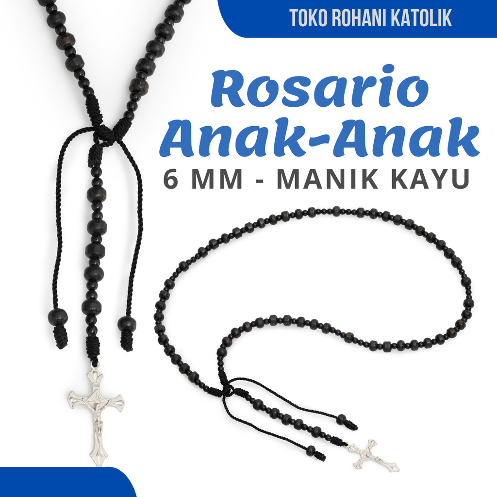 CATHOLIC CHILDRENS ROSARY / SMALL ROSARY NECKLACE / ROSARY ของแท้ / KONTAS