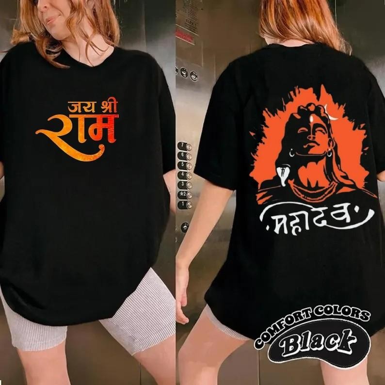 Deepavali Diwali หนุมานผ้าฝ้ายเสื้อยืด Unisex Casual รอบคอแขนสั้น Daily Street แฟชั่น Top