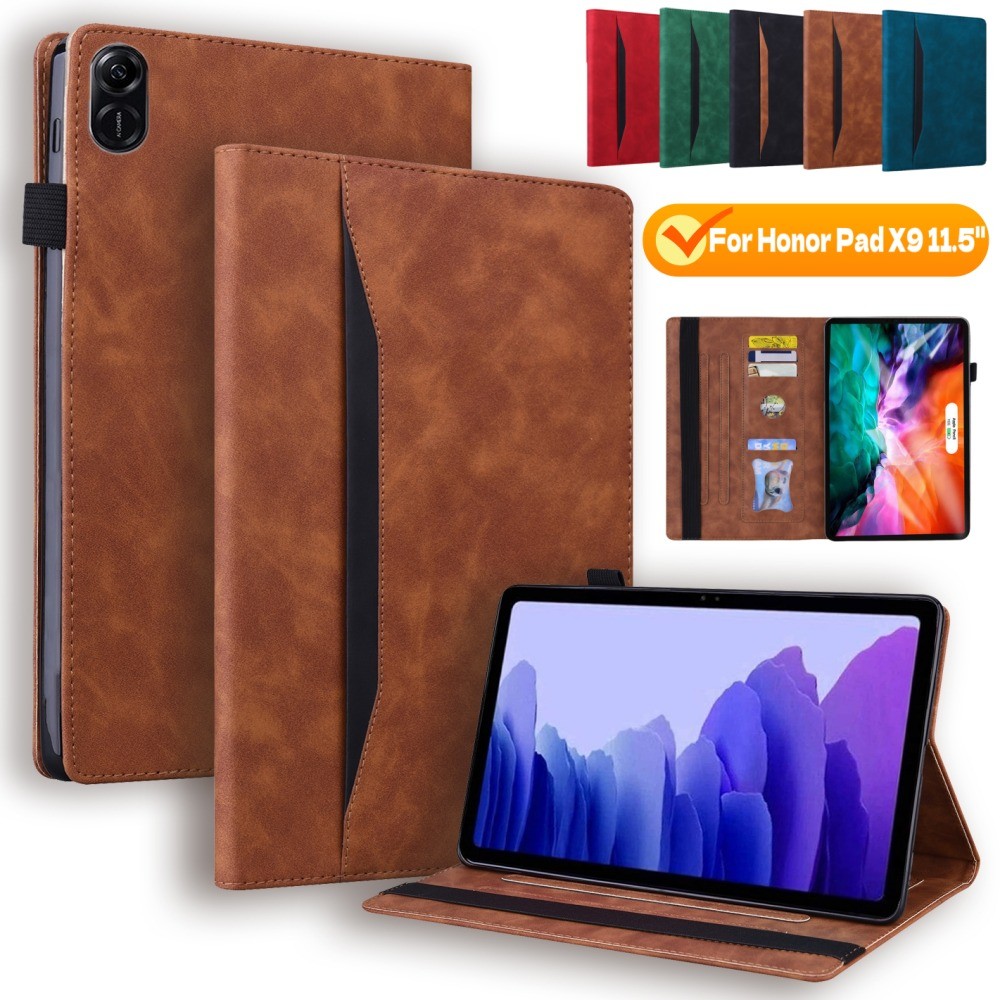 สําหรับ Honor Pad X9 X8 Pro 11.5นิ้ว กรณี ELN-W09/L09/AL00 แท็บเล็ตปลอก การ์ดเก็บหนังพลิกวงเล็บ เคสก