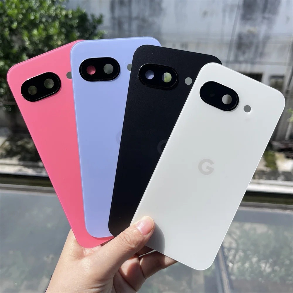Original Glass ฝาหลังแบตเตอรี่สําหรับ Google Pixel 9A Pixel9a GXQ96 GTF7P ด้านหลังแผงซ่อมอะไหล่พร้อม