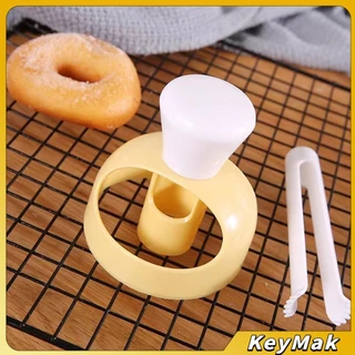 KeyMak พิมพ์กดโดนัท พลาสติก พร้อมไม้คีบ วัสดุเกรดอาหาร ปลอดภัย เครื่องมืออบ Donut tool