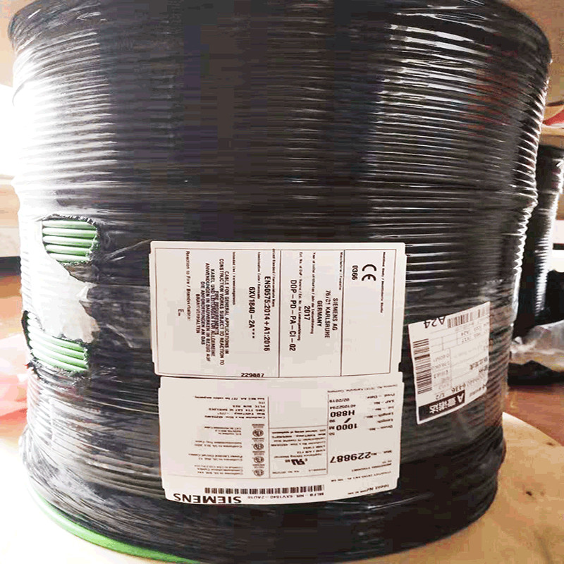 Siemens Four-Core Double Shielded Network Cable profinet Industrial Ethernet Cable ของแท้ 6xv1840-2a