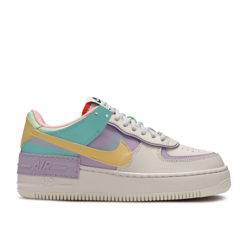 () รองเท้า Air Force 1 Low Women Air Force No. 1 รองเท้าผ้าใบ Macaron Low Ci0919-101