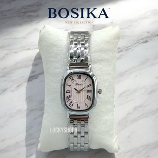 (L67) นาฬิกาข้อมือหญิง BOSIKA นาฬิการุ่นใหม่ หน้าปัดเรียบ ตั…