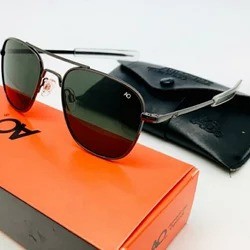 {SAGARA STORE} American Optical Anti-UV Glasses / Mens Polarized Master Aviator Glasses Fullset - กล