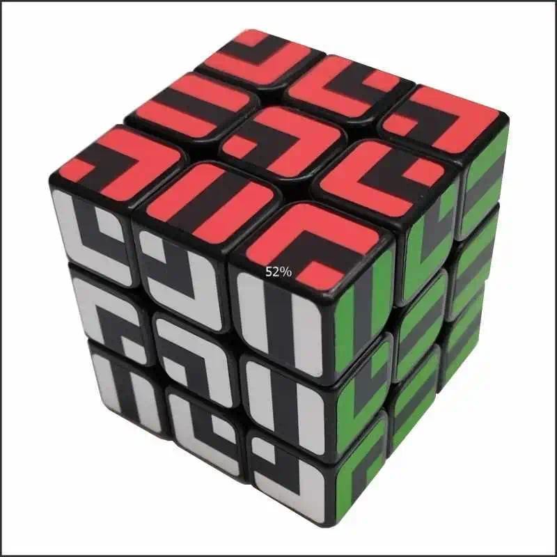 [Wisdom] 3x3 รูปแบบ Cube ปริศนาเขาวงกตซูเปอร์ยาก 4 & 12 สีหมายเลข Sudoku Earth รูปแบบ 3x3 ปริศนาของเ