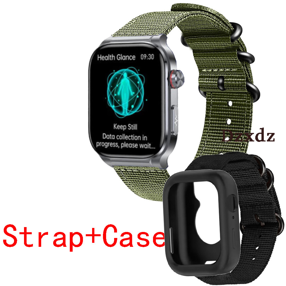 เคส Hcare Plus5 Case สมาร์ทนาฬิกาหน้าจอฝาครอบป้องกันกันชนสําหรับ Hcare Plus5 สายรัดข้อมือสายรัดไนลอน