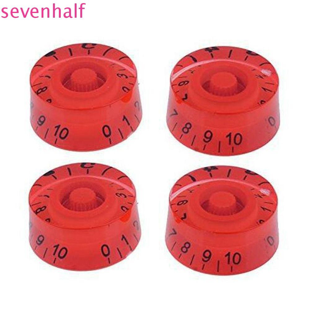 SEVENHALF Potentiometer Cap Tone Control Knob Musical Intrument Accessaries 4pcs Volume Knob Guitar 