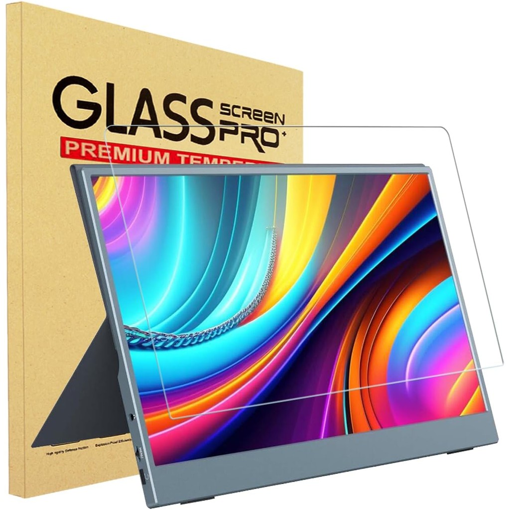 YINOVEEN 15.6 นิ้วกระจกนิรภัยแบบพกพาป้องกันหน้าจอสําหรับ 15.6 "UPERFRCT/KYY/ARZOPA/MNN/VILVA/ASUS/FA