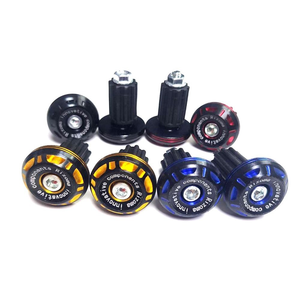 1 คู่ 2 ข้าง ตุ้มปลายแฮนด์ อุดปลายแฮนด์ CNC Rizoma รุ่น 2 สี สำหรับ แฮนด์ 22 มิล (แฮนด์ผอม) ทุกรุ่น(