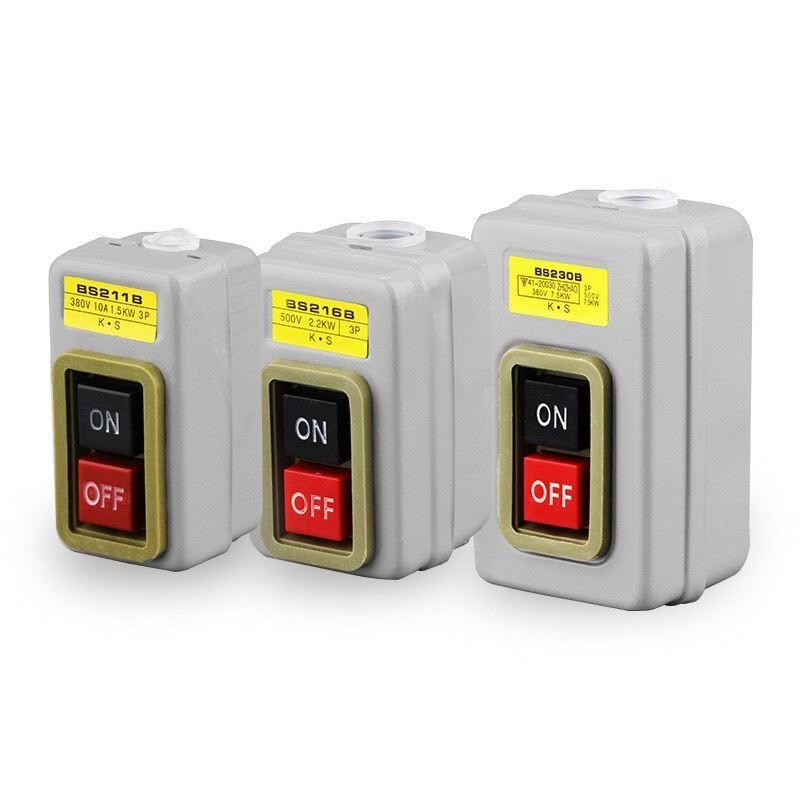 ส่งด่วน! กล่องสวิทช์ ON-OFF สวิทช์เหล็ก BS211B,BS216B,BS230B 10A,12A,30A /500V สินค้าพร้อมส่ง