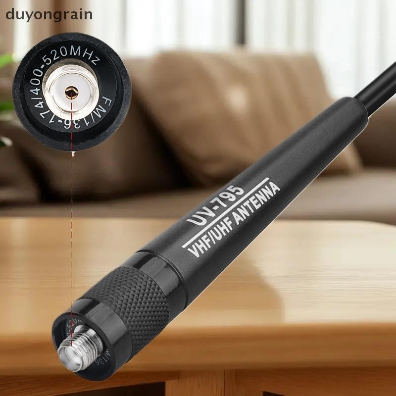 (duyongrain) AR-795 SMA-F หญิง Dual Band VHF/UHF 136-174MHz/400-520MHz เสาอากาศแบบนุ่ม AR-795 สําหรั