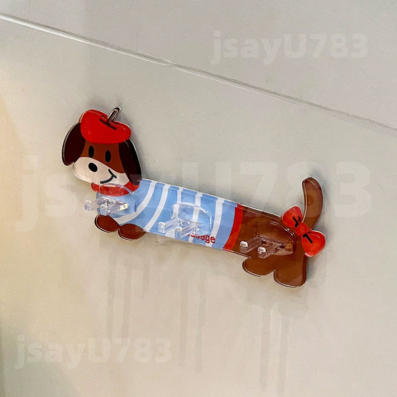 jsayu ตะขอห้องน้ำการ์ตูน ที่ใส่แปรงสีฟันสร้างสรรค์ ชั้นเก็บของแบบไม่มีรูพรุน ราคา ถูกที่สุด ดีลบีเคเค แกลเลอรีภาพที่ 6