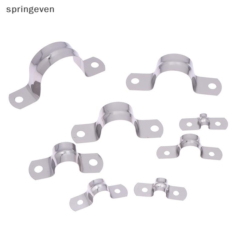 [springeven] สแตนเลส U-Shaped Tube Clamp อานโลหะ Tube Clamp U Conduit Bracket สําหรับการใช้งานสําหรั