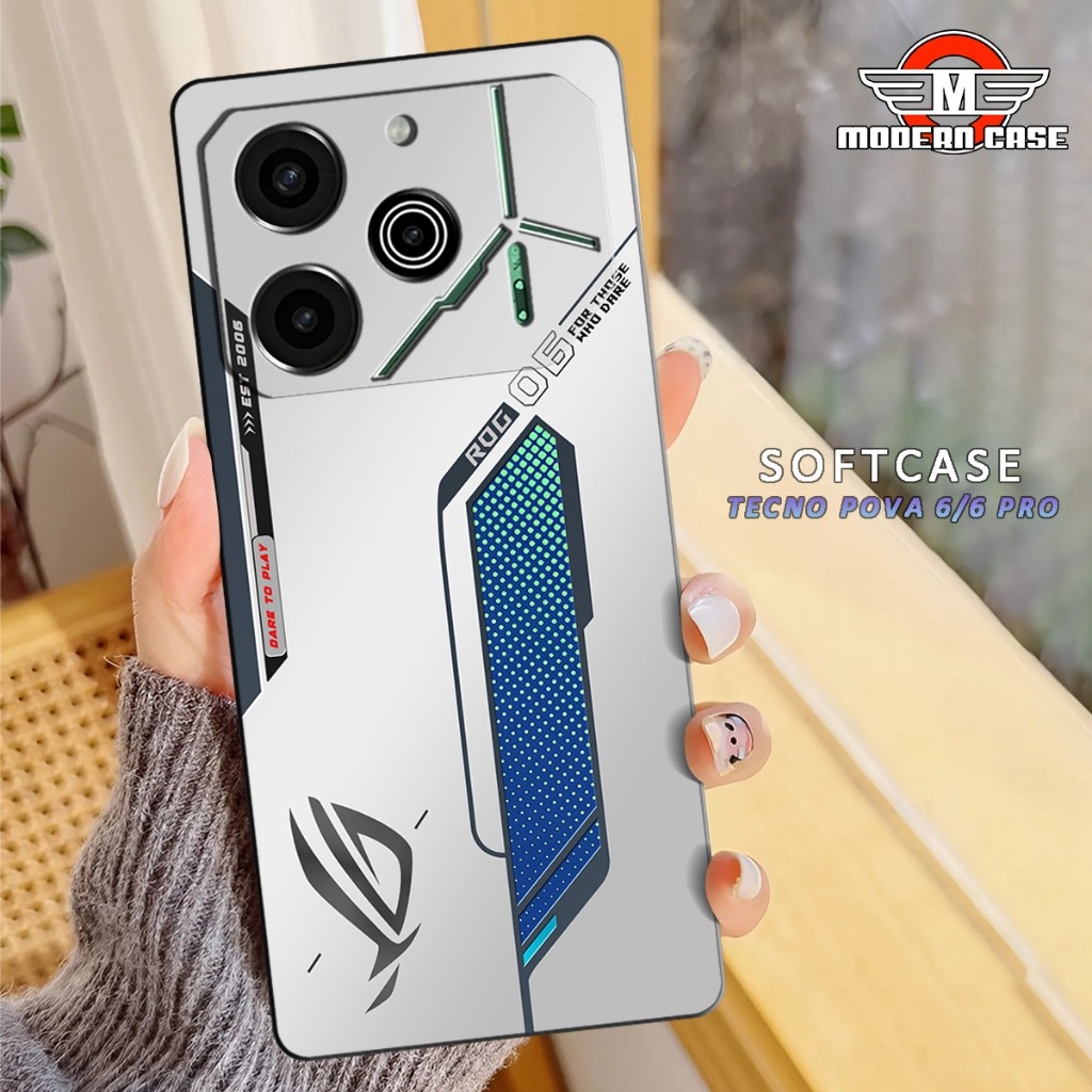 Modern - Softcase Silicone TECNO POVA 6 / POVA 6 PRO New Protect Phone - Case Hp - Casing Hp - Case 