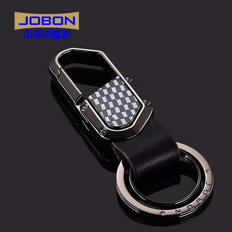 jobon中邦钥匙扣商务挂扣金属汽车钥匙圈创意礼品厂家批发106