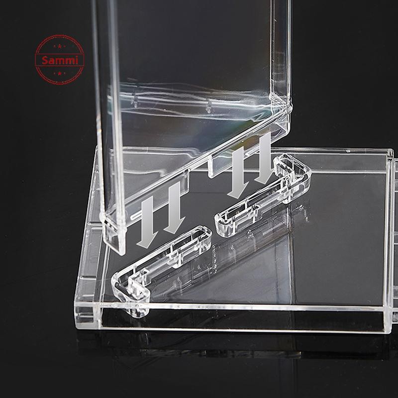 Sammi 3 ชั้นอะคริลิคเครื่องสําอางชั้นวางอายแชโดว์อเนกประสงค์ถาด Blush ชั้นวางของ Creative Desktop ของเล่น Sundries Organizer TH - รูปที่ 2