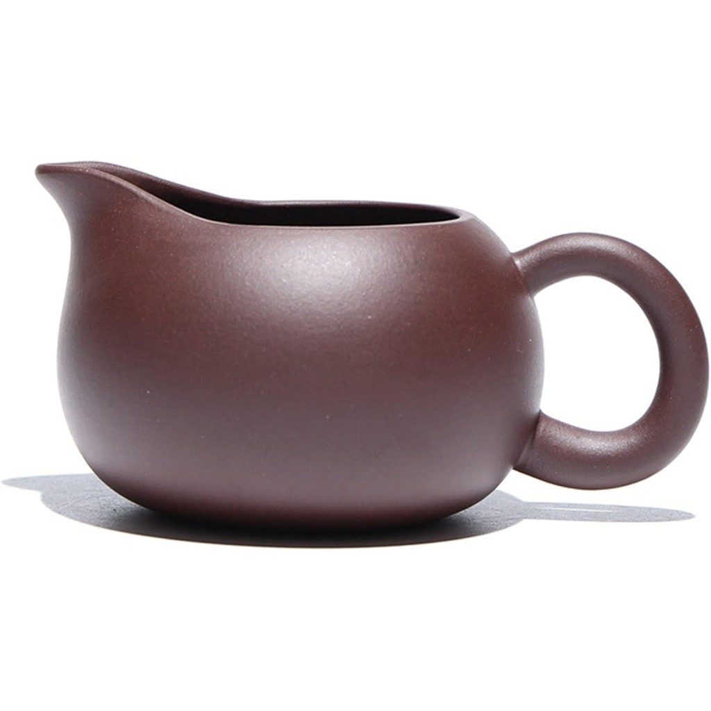 Gong Dao Bei, เครื่องปั้นดินเผาดินสีม่วง Cha Hai สําหรับ Gong Fu Tea & Coffee หรือครีม Sharing Cup เ