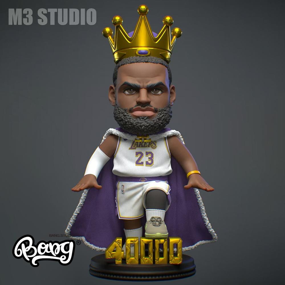 Pre order M3 studio  ฟิกเกอร์ LeBron James NBA Superstar Q เวอร์ชั่น