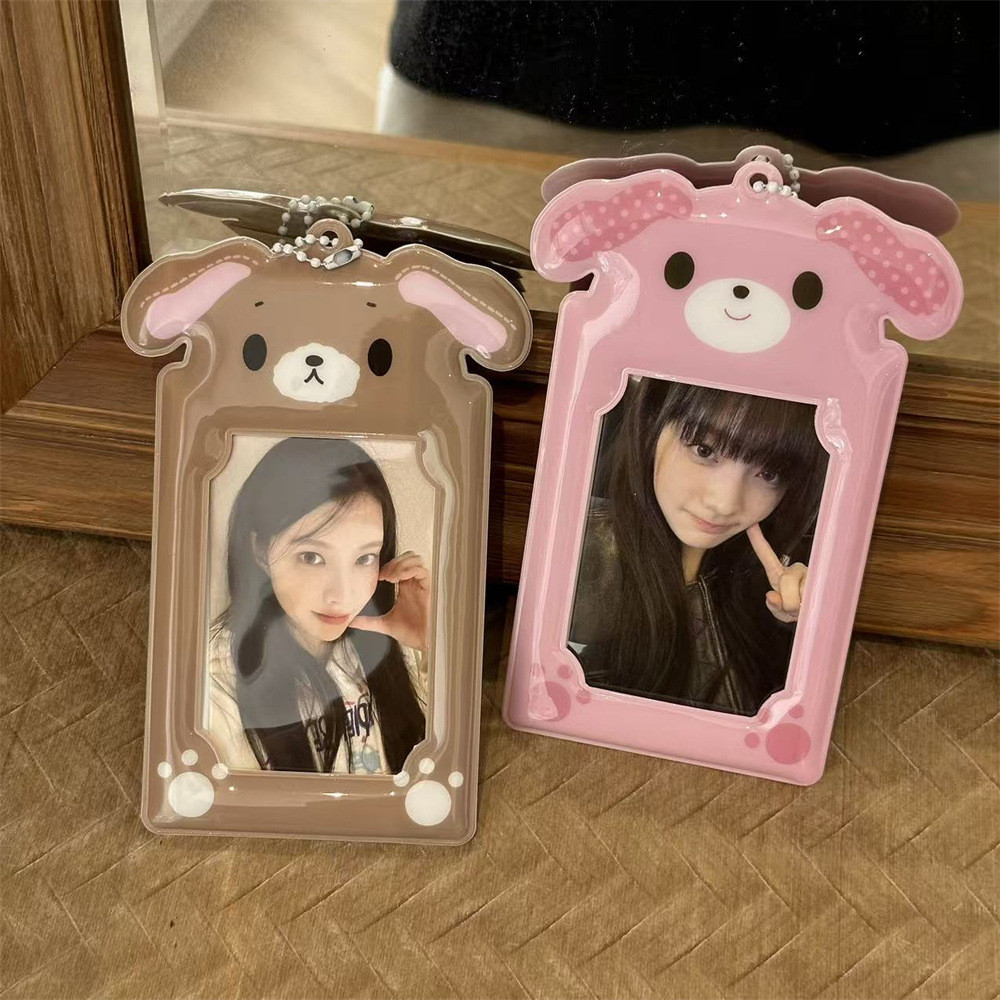 อิน น่ารักคนต่างด้าวขนมกระต่าย 10 ซม. หนาผู้ถือบัตร ความช่วยเหลือ การ์ดขนาดเล็กโพลารอยด์บัตรวิทยาเขตการจัดเก็บแสดงจี้