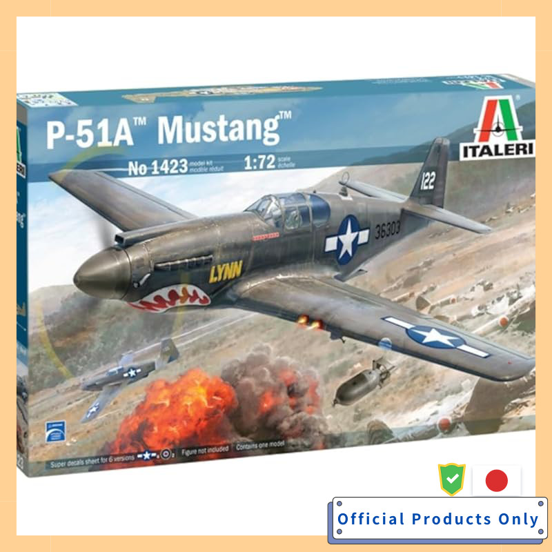 Platz Italeri 1/72 WW2 America P-51A Mustang Model Kit IT1423