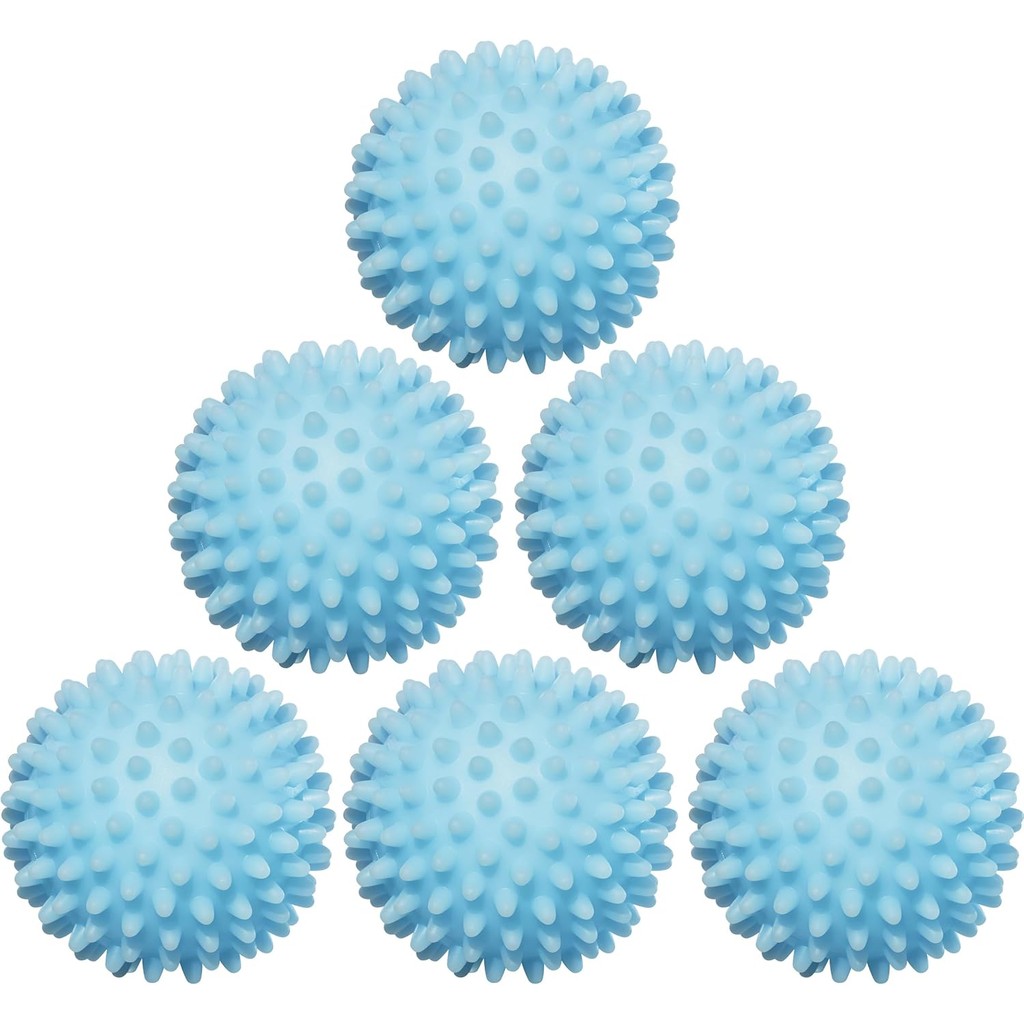 Handy Laundry Reusable Laundry Dryer Balls - Natural Alternative to Fabric Soft Fluffy Clothes ริ้วร