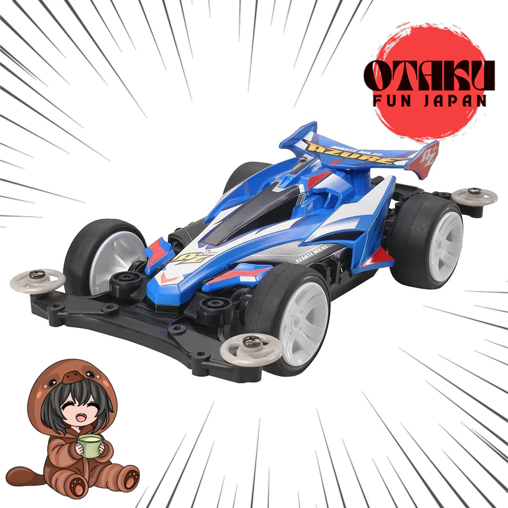 【From Japan】 TAMIYA Mini 4WD PRO Series No.26 Avante Mk.3 Azure MS Chassis 18626