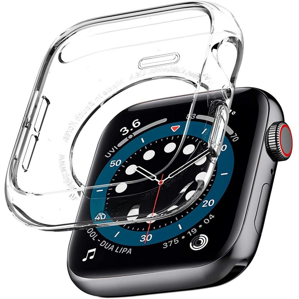 สําหรับ Apple Watch Case Series S11/S10 42MM SE 3 / 9 / 8 / SE 2 / 7 / SE / 6 / 5 / 4 (45 มม. / 44 มม.) Liquid Crystal Clear Cover