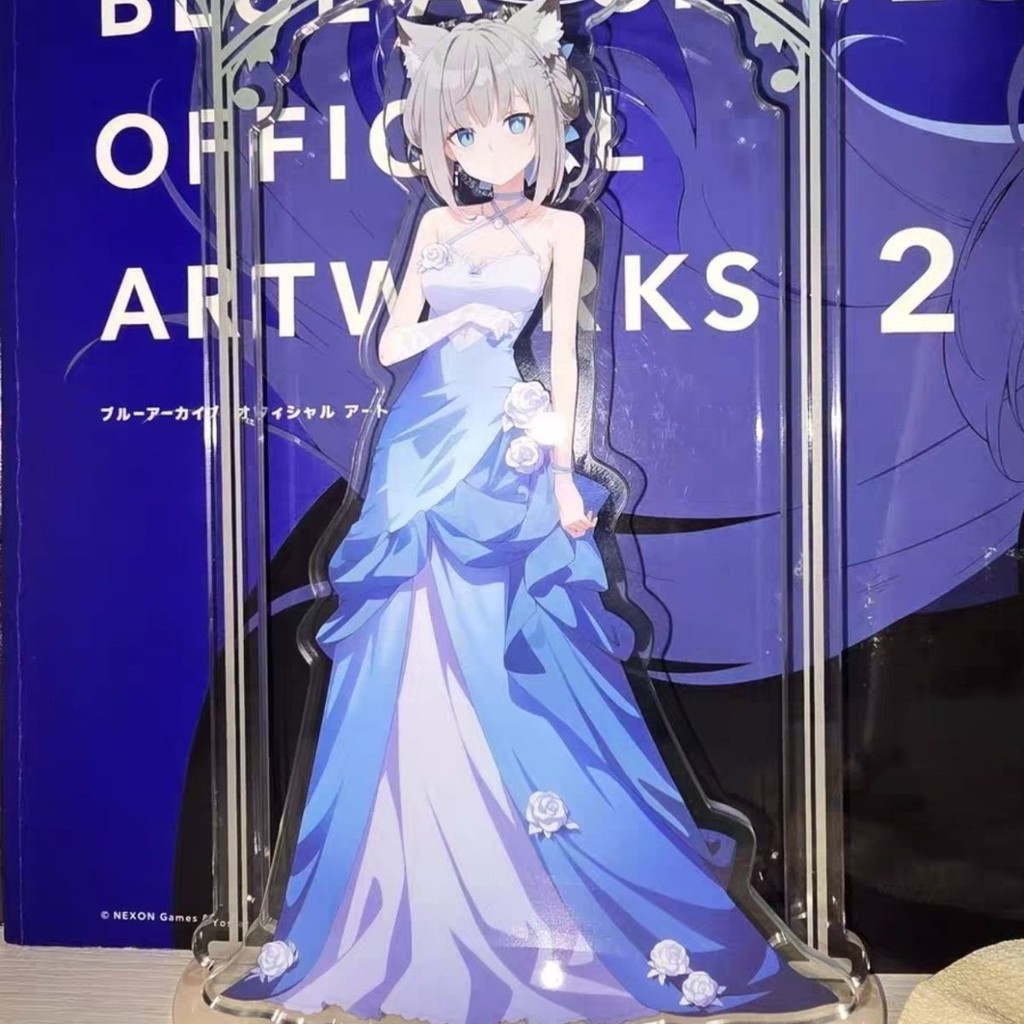 Blue Archive Shiroko Terror 2025 BW Acrylic Standee – คําเชิญกํามะหยี่