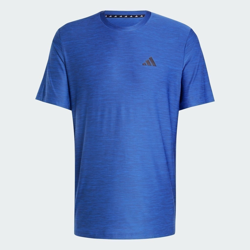 adidas Gym & Training เสื้อยืดเทรนนิง Train Essentials Stretch ผู้ชาย สีน้ำเงิน IW3361