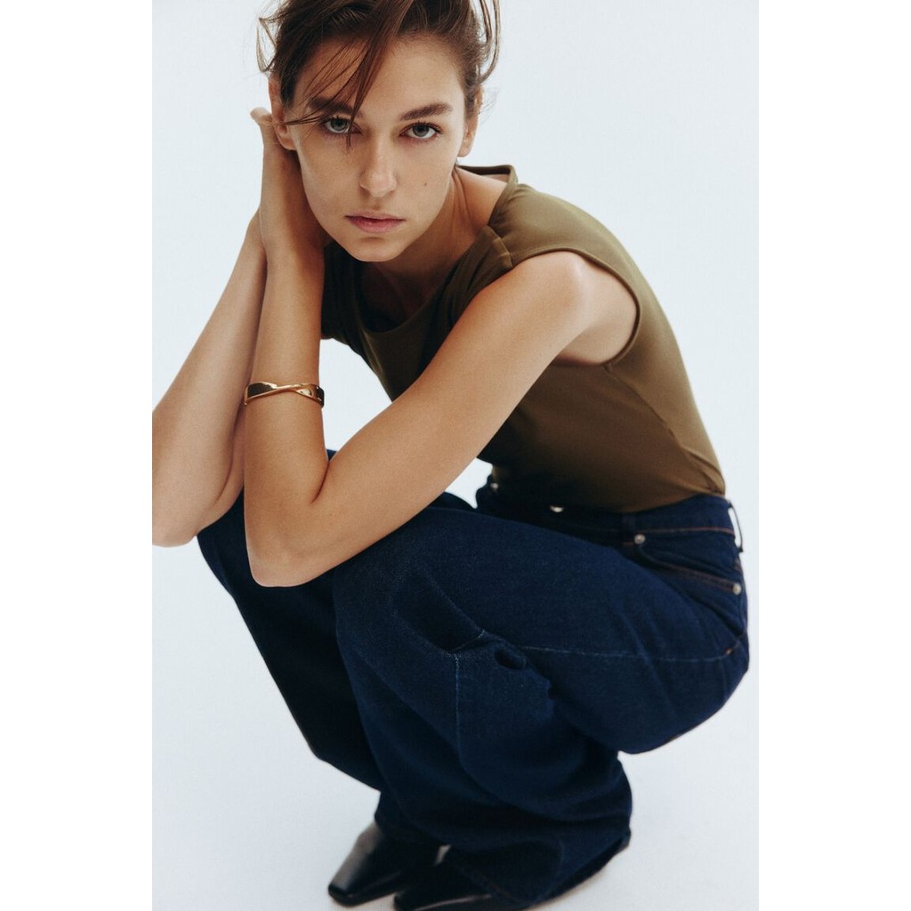 H&M(เอชแอนด์เอ็ม) บอดี้สูทคอเรือดีไซน์สายเสียว Women Boat-neck thong body 1307307_1