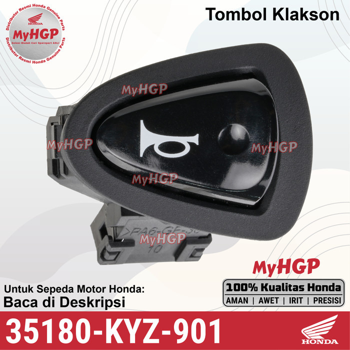 TOMBOL 35180KYZ901 ปุ่มแตร/แตร BeAT/Scoopy/Supra/Blade 35180-KYZ-901