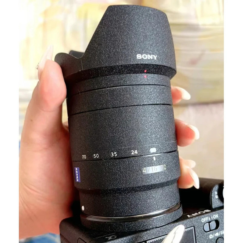 เลนส์กล้องสติกเกอร์สําหรับ Sony E 16-70 F4 16-70 มม.F/4 ZA OSS 16-70/4 SEL1670Z Coat Wrap ฟิล์มป้องก