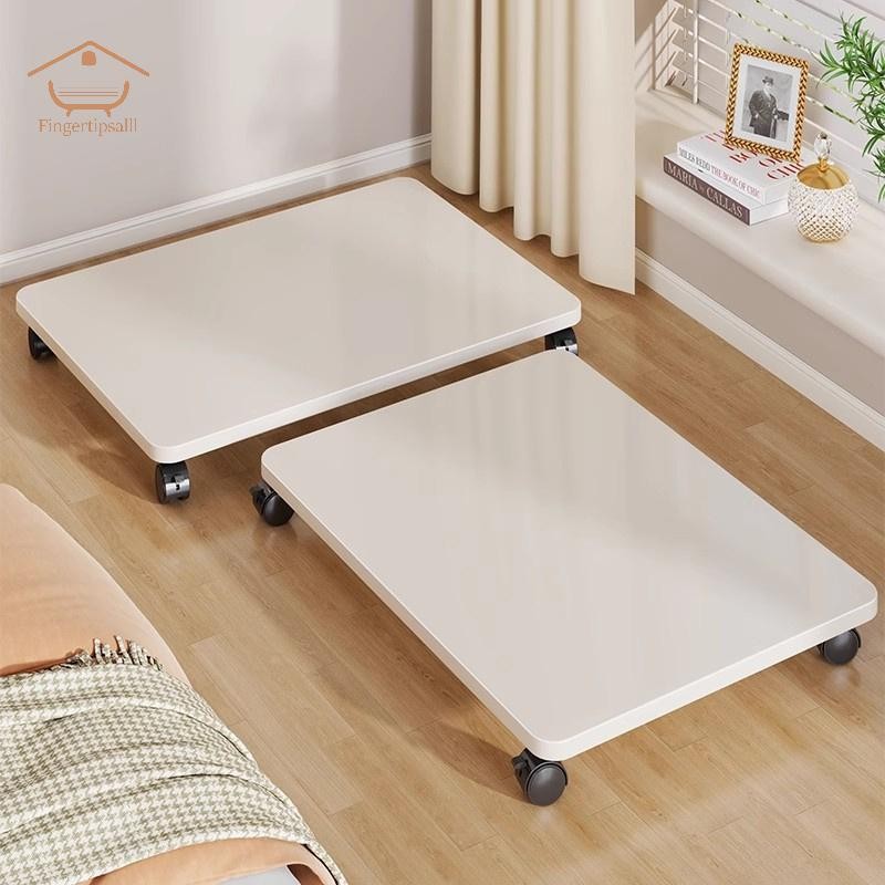 FIN กล่องเก็บมือถือ Rolling Stand ถาดล้ออเนกประสงค์ชั้นวางเสียงสําหรับห้องนั่งเล่นสํานักงาน Home Rack Movable Plant Stand TH