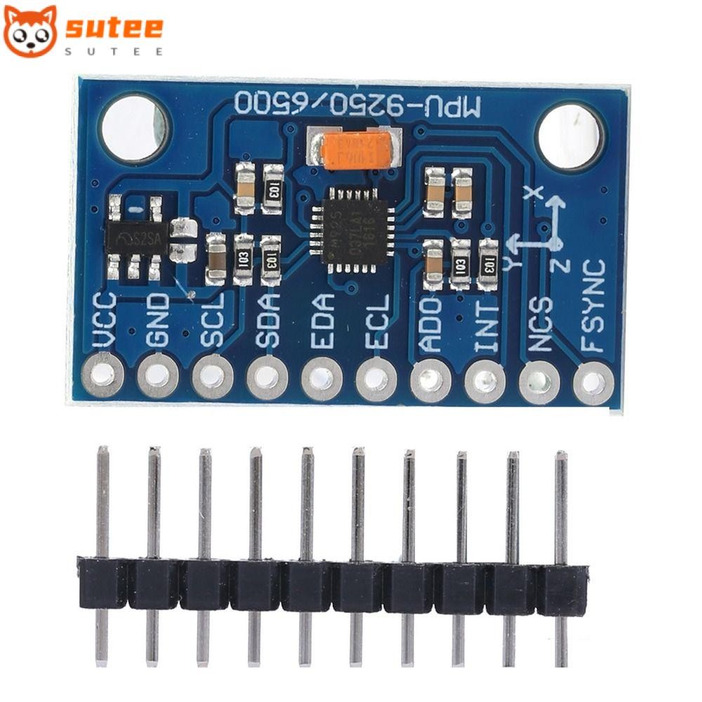 SOTEE Gyroscope โมดูล, 9 แกน 3-5V 9 แกน, เซนเซอร์โมดูล 16 บิต MPU-9250 GY-9250 Gyroscope Sensor โครง