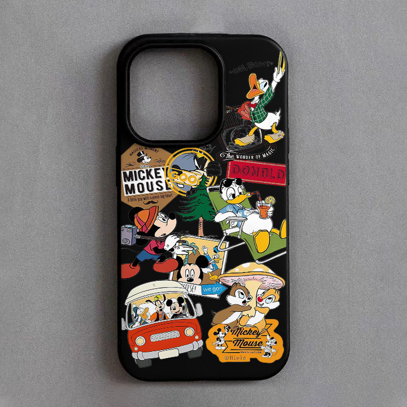 ❤️จัดส่งทันที❤️เคสไอโฟน11 12 13 14 15 16 17 Pro Max เคสโทรศัพท์กับชุดตัวละครการ์ตูนน่ารัก มิกกี้มาวส์&ดอนัลด์&สกว์&บนนี - รูปที่ 3