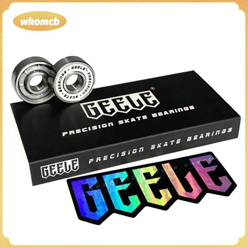 [wkomcb] 8x Precision Skateboard Bearings ทนต่อการสึกหรอและกันฝุ่นสําหรับ Long borad 608 ขนาด