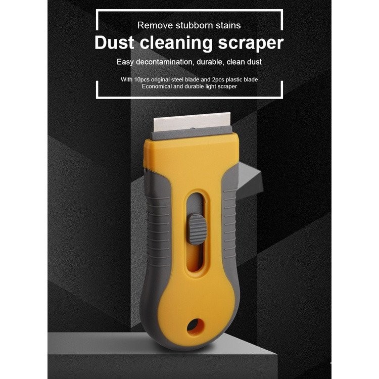 [แก้วเตาอบประตูหน้าต่างฟิล์มแก้ว Scraper เครื่องมือเซรามิค Hob Home Cleaner สําหรับทําความสะอาดลบฉลา
