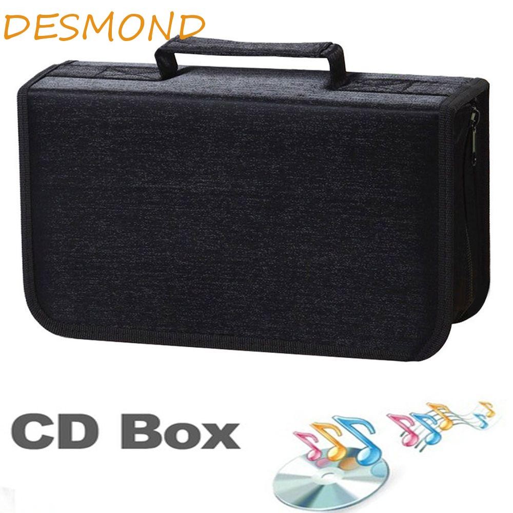 DESMOND Organizer รวบรวมอัลบั้มอุปกรณ์เสริมเกมแบบพกพาทนทาน CD DVD VCD Holder