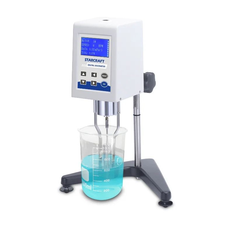 ใหม่ Digital Viscometer NDJ-5S 8S Digital Viscometer Rotary Viscometer วัดสูงสุด 100,000mpas พร้อมเซ