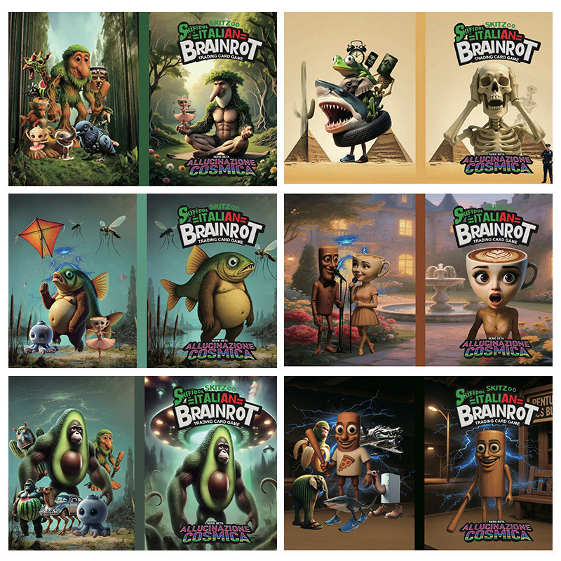 ใหม่ Shanhaijing Singular 3D Edition Card Book Jiugongge Card Book ชุดการ์ด 3D Stereoscopic Collecti