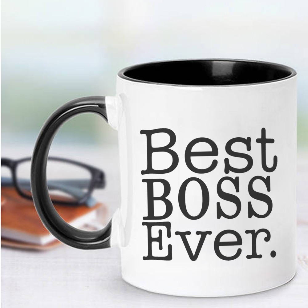 Best Boss Ever Coffee Mug Gift for Boss Friends Shop Coffee Ceramic Mug