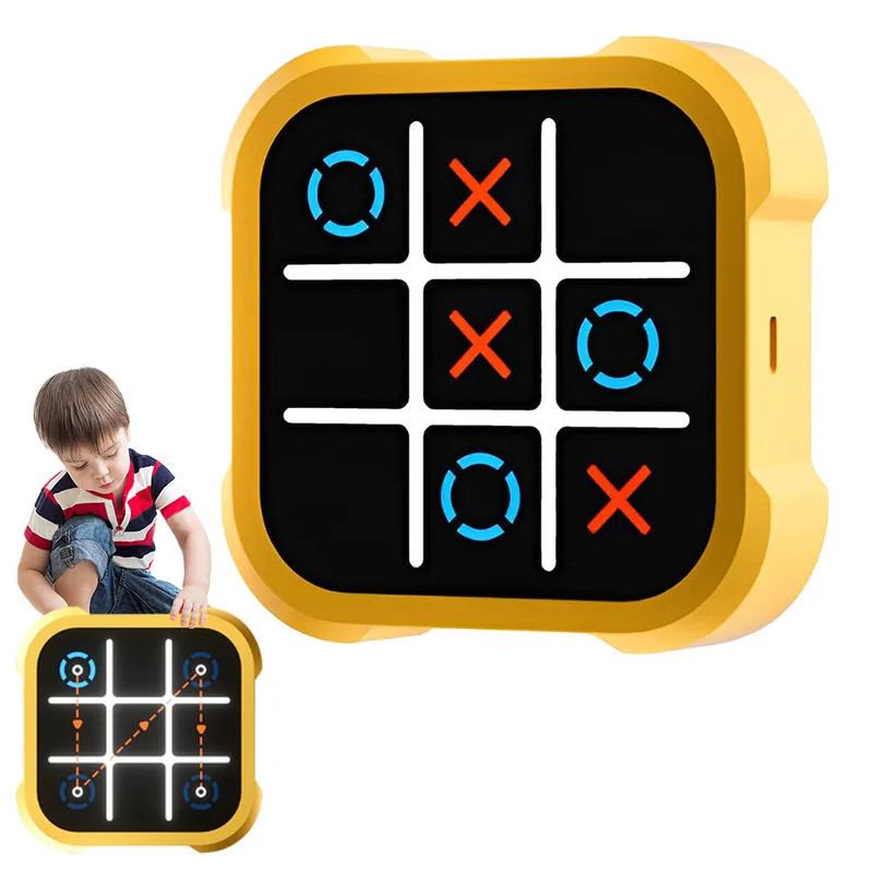3-in-1 TIC-TAC-TOE Bolt เกมเพื่อการศึกษาและ Memory Growth TIC-TAC-TOE BOLT หมากรุกปริศนาของเล่น Fidg