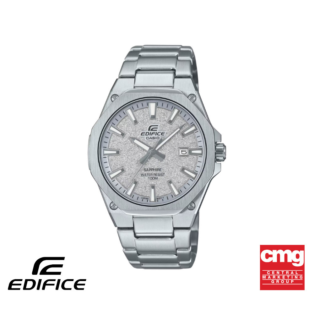 CASIO นาฬิกาข้อมือผู้ชาย EDIFICE รุ่น EFR-S108DE-8AVUDF สายสแตนเลสสตีล สีเงิน