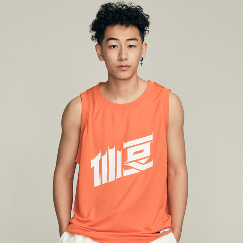 PROCITY Cao Fang สไตล์เดียวกันฤดูร้อนยิงเสื้อกั๊กการฝึกอบรมรอบคอบาสเกตบอลกีฬาสบายๆหลวม Quick-Drying 