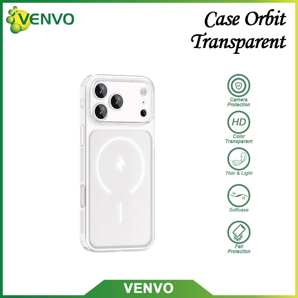VENVO - VV88 กรณี Orbit โปร่งใส Xiaomi Redmi A1 A2 A3 2024 A5 4G A7 Pro 4G 8 8A Pro 9A 9C 10A 10 4G 