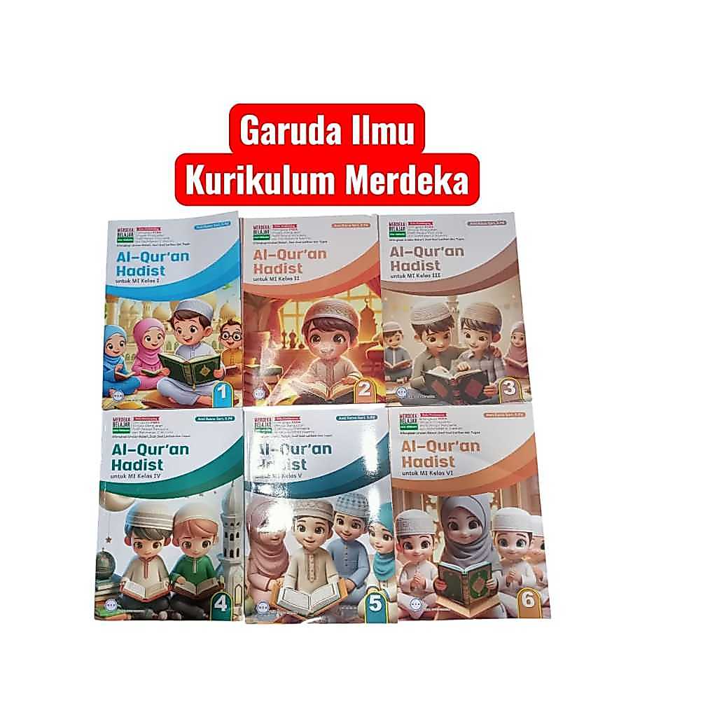 หนังสือ Quran Hadith สําหรับชั้นประถมศึกษาปีที่ 1 2 3 4 5 6 MI Kumer 450 GOS