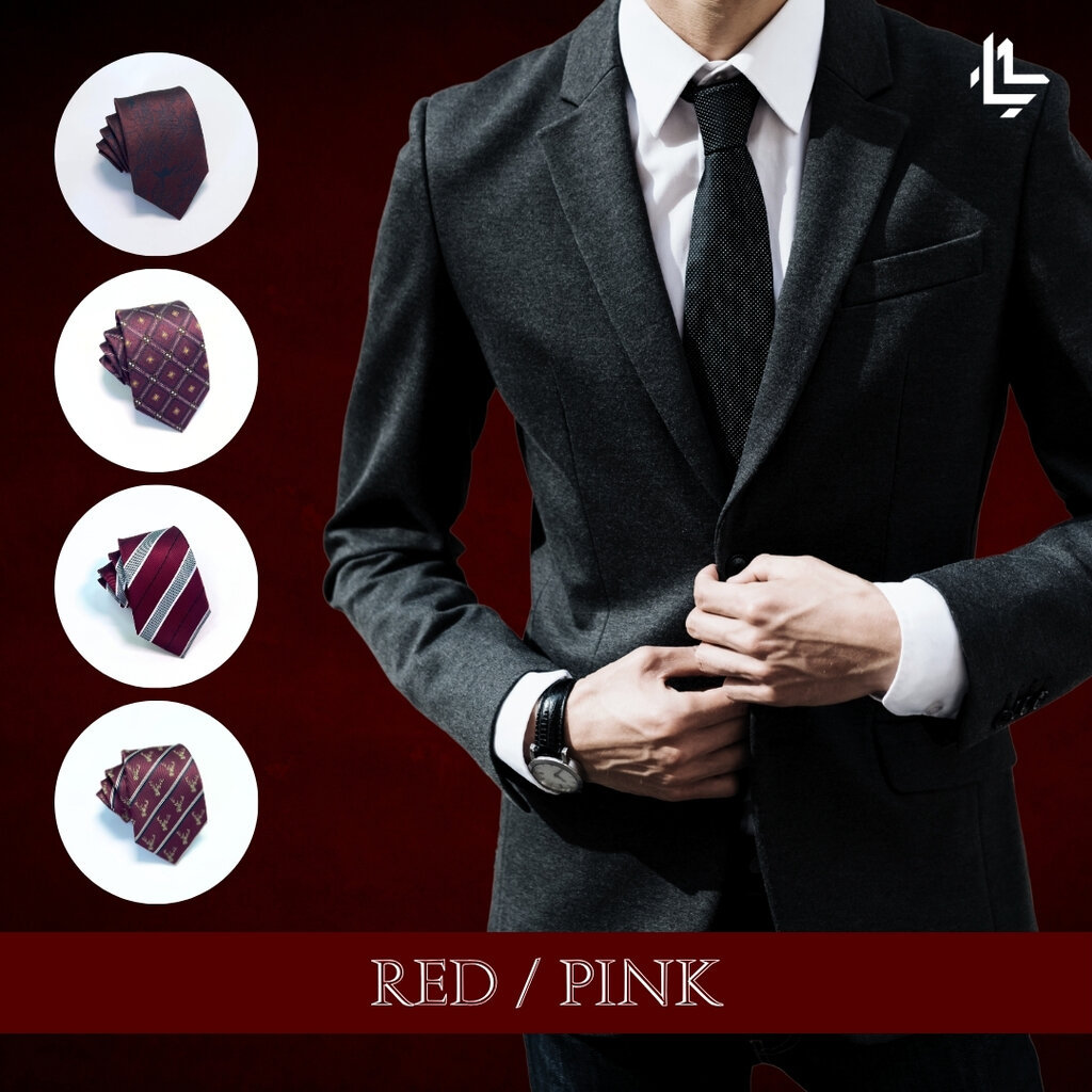 LM Necktie Red Tone เนคไทโทนสีแดง